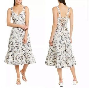 Rebecca Taylor Sofia Floral Linen Dress